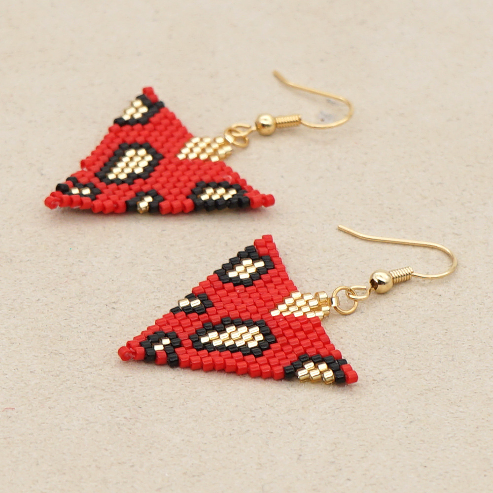 Aretes Tejidos Con Estampado De Leopardo display picture 13