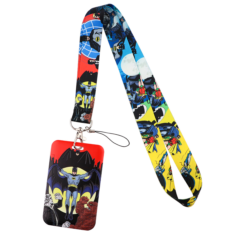 Dibujos animados película héroe control de acceso titular de la tarjeta cordón Cámara u disco Halter personal teléfono móvil cordón nuevo en stock