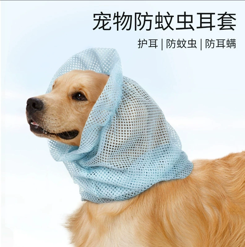 Летние противомоскитные наушники для домашних собак, защита ушей и защитный чехол от клещей, сетчатый красивый чехол, прямые продажи с фабрики на складе