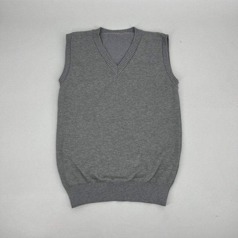 오리지널 JK 유니폼 일본 스타일 간단한 가을과 겨울 단색 스웨터 트렌디 니트 풀오버 조끼 스웨터 여성 대학 스타일