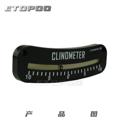 ETOPOO 10-0-10 inclinometer, mini protractor, measurement instrument for ship routes, inclination meter