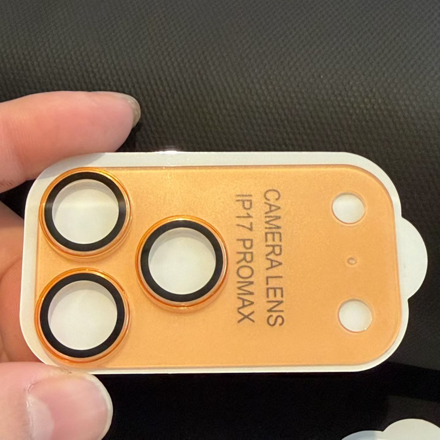 Aplicable para iphone17pro esmerilado semitransparente todo incluido película de lente 17promax película de cámara bicromática