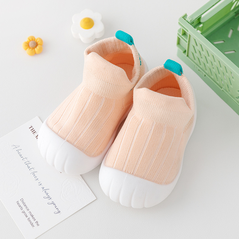 Primavera y verano zapatos para bebés para niños y niñas antideslizantes y amortiguación zapatos de piso suave ventilados y amortiguación