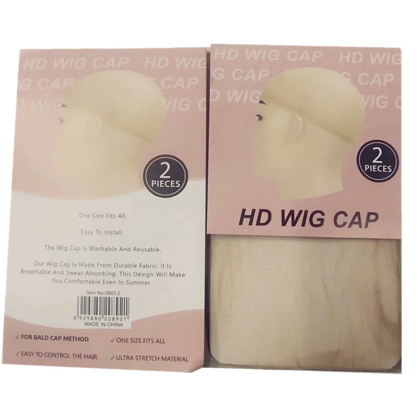 HD Hair Net HD Wig Hair Net High Permeable Ultra-thin Silk Stockings Wig Net Cap