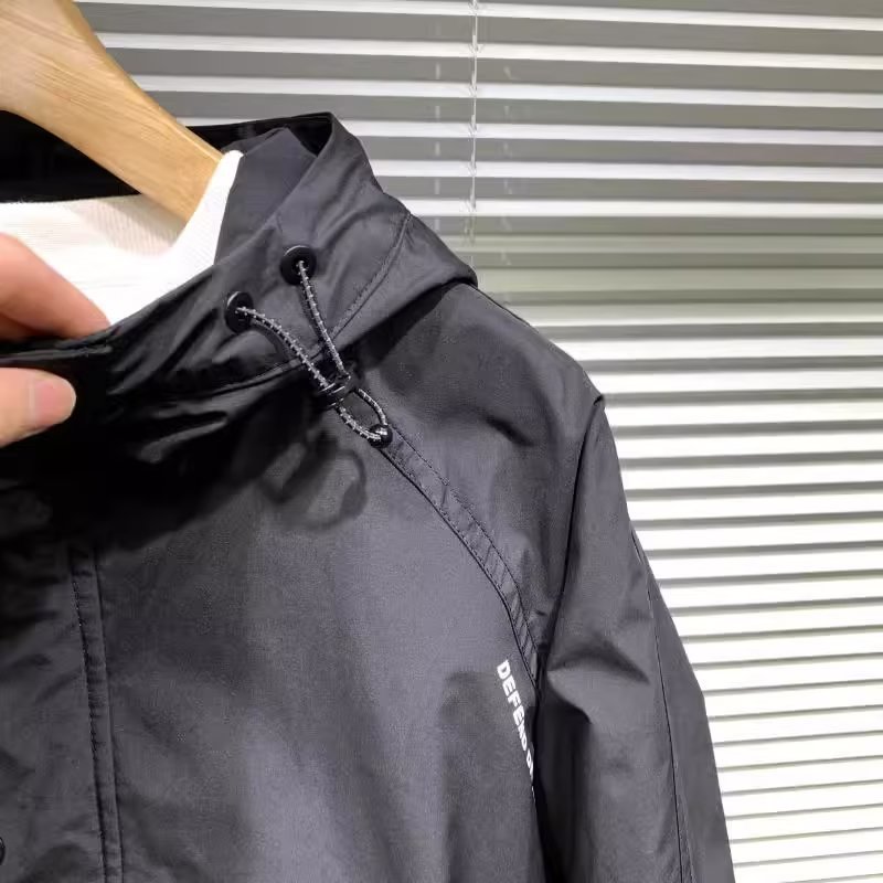 1 Herren-Frühlingsjacke mit großen Taschen, Kapuzenjacke mit Reißverschluss, lässiger, lockerer Pullovermantel, trendig_voghion.com