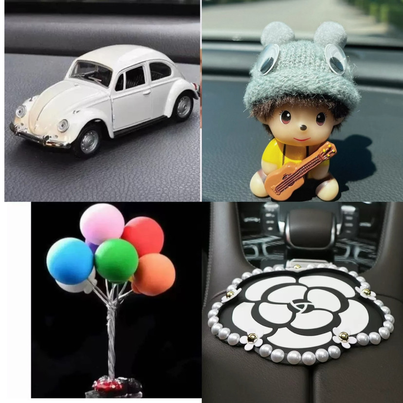 Decoración de automóviles decoración de automóviles decoración de consola central de automóviles para mujeres en línea resina de transmisión en vivo simple belleza de la noche