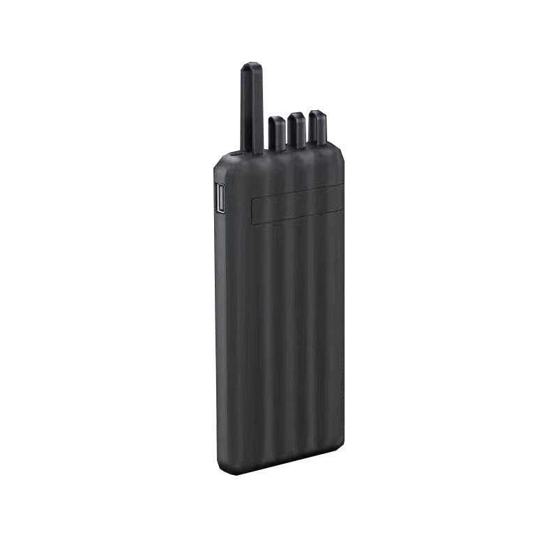 Fuente de alimentación portátil al aire libre de gran capacidad pantalla digital incorporada cable USB de carga rápida con cuatro cables 1w mAh