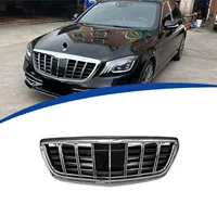 Подходит для S-Class W222 2014-2022 годов, модифицированная решетка радиатора в стиле Brabus, замена оригинальной решетки автомобиля.