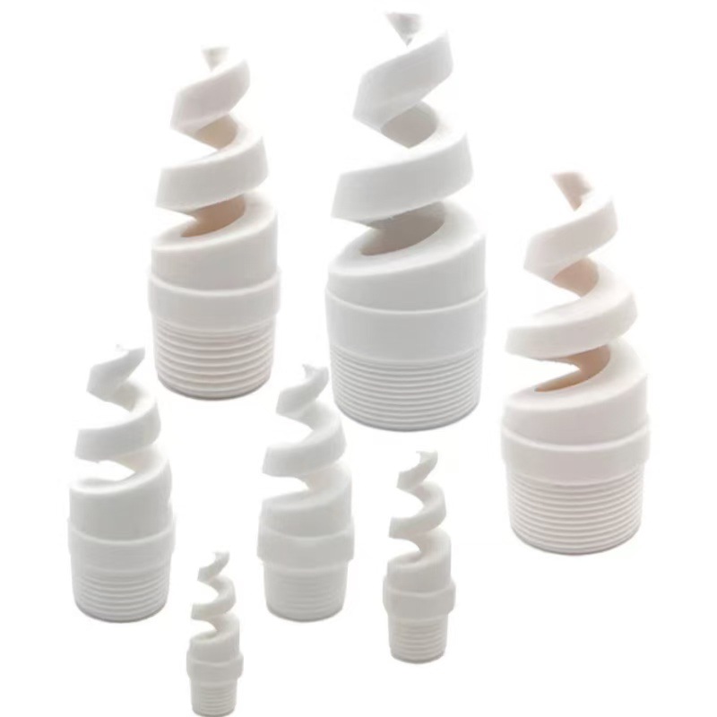 龙泉填料塔雾化喷头喷嘴 白色红色塑料喷淋水嘴 904L材质喷嘴