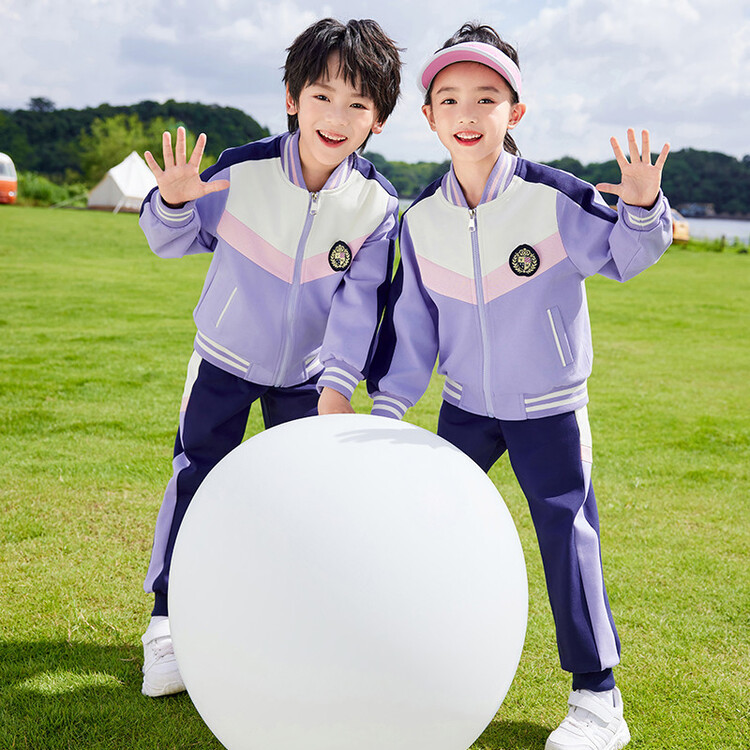三件套校服套裝小學生風初中生夏季幼兒園班服兒童園服英倫春秋裝