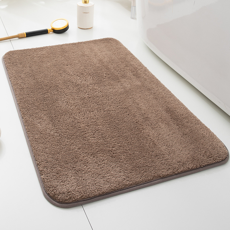 Cuarto de baño alfombra de piso absorbente felpa baño antideslizante resistente al desgaste alfombra de piso casa puerta de la cocina alfombra de baño