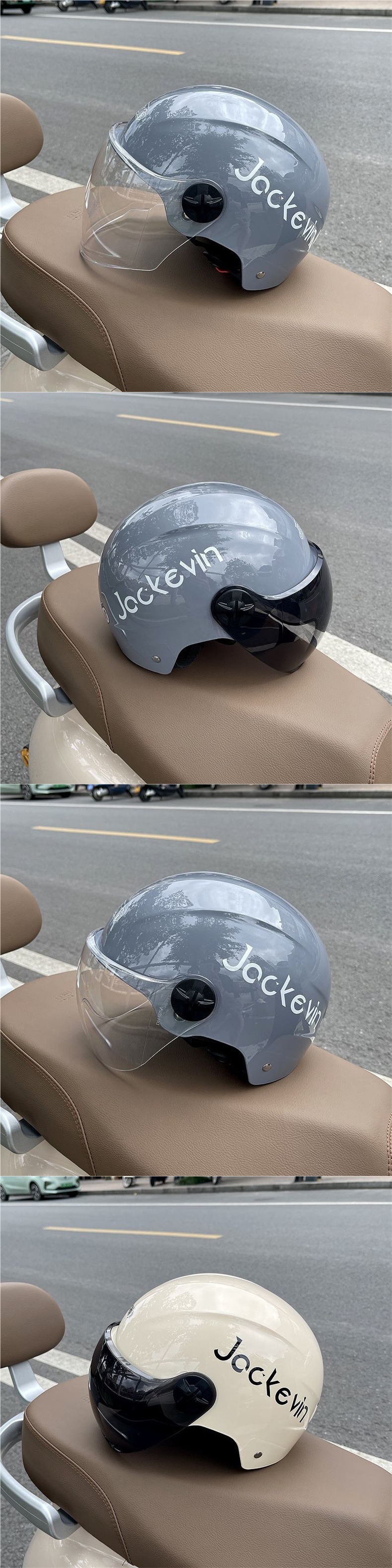 3C certified electric vehicle helmet, summer motorcycle safety helmet, half helmet, suitable for all seasons, unisex, sun protection, new national standard