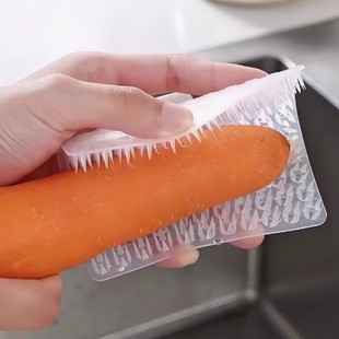 Fruit and Vegetable Cleaning Brush Kitchen Cleaning Brush Vegetable Washing Brush Dishwashing Brush Fruit Brush Household Bendable Multi-Function
