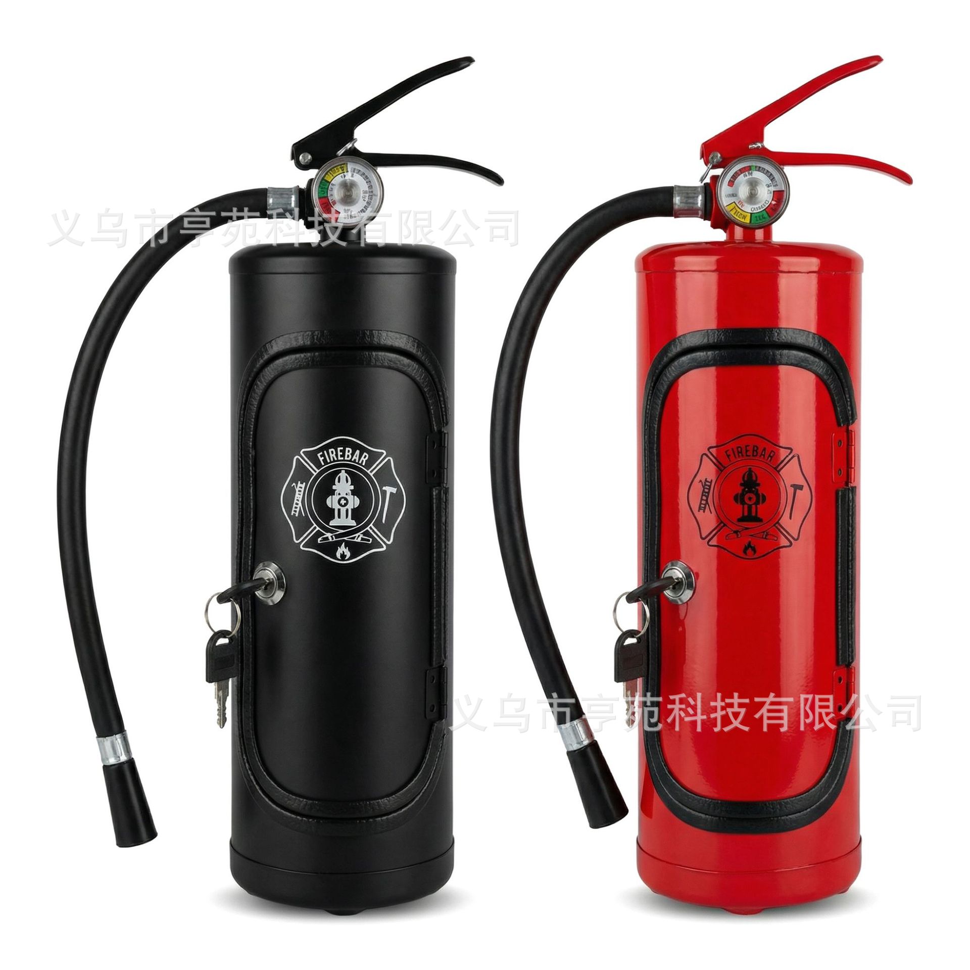 새로운 크로스보더 소화기 와인 캐비닛 크리스마스 선물 바 와인 보관 세트 남성 선물 창의적인 와인 보관함