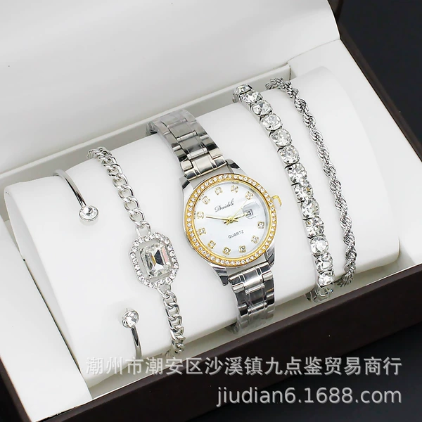 240108 White Noodle Watch+Bracelet 4+Box