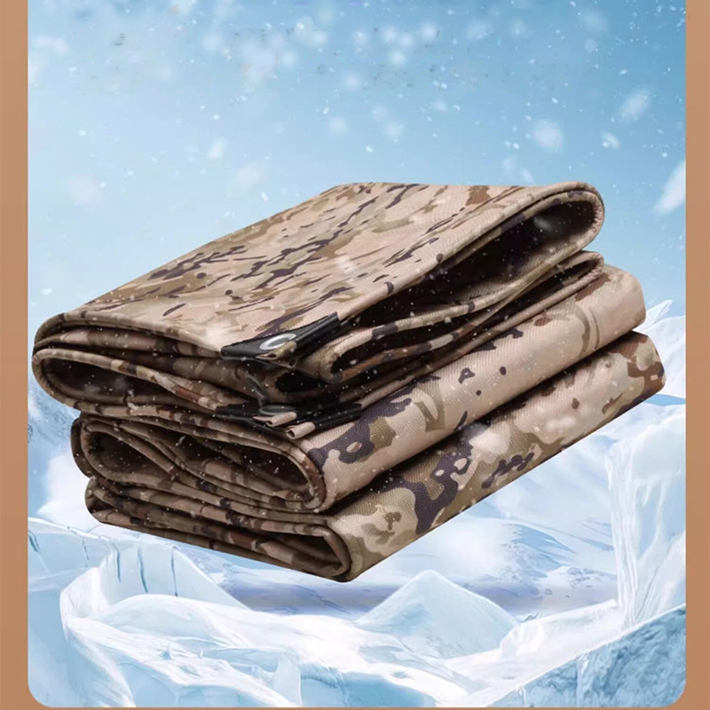 货车汽车防水PVC篷布露营庭院货物覆盖刀刮布户外遮阳防雨迷彩布