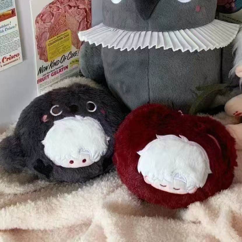 Amor y espacio profundo alrededor de la cabeza de cuervo Qin Che 10cm colgantes de grupo de muñecas de peluche colgantes