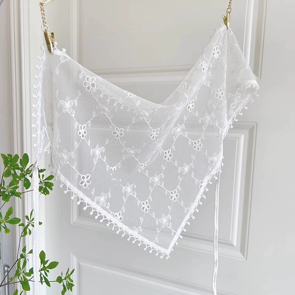 4#Super Fairy Lace Scarf-Lingge Xiaohua