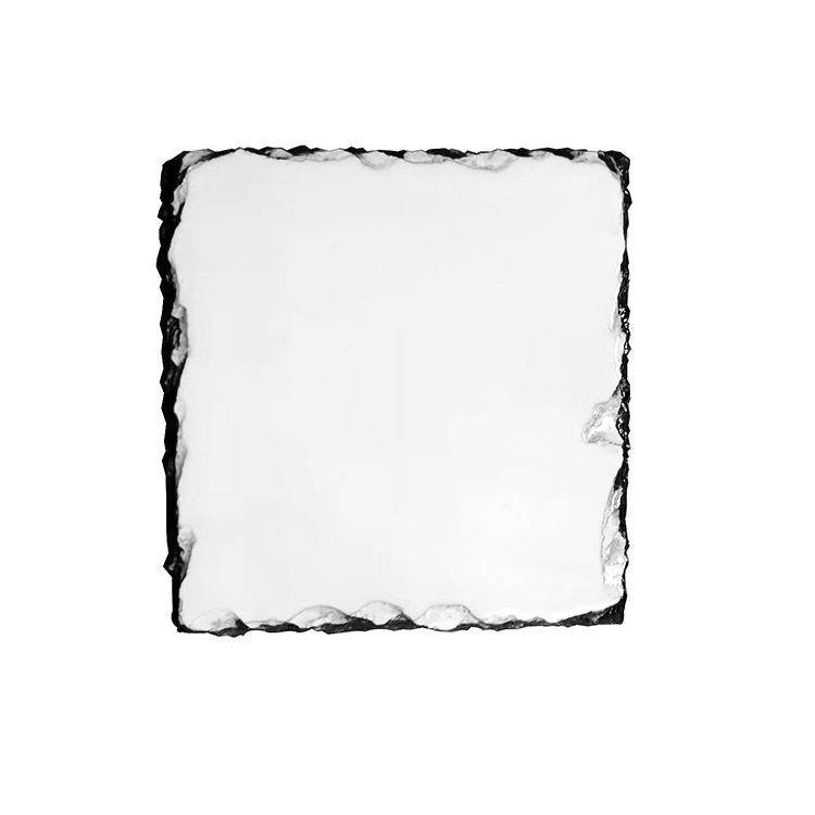 SH41 사각형 돌 그림 코스터 (브래킷 없이 10 × 10cm)
