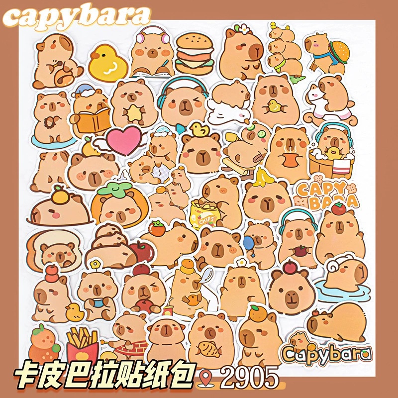 Kabbara стикер набор 30 детских diy материал ручной счет наклейки креативный мультфильм экзотические декоративные наклейки