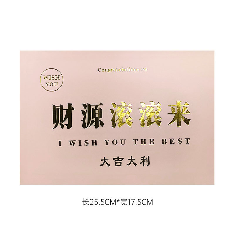 [새로운 핑크] 돈이 굴러오고 있습니다 (20 장/25.5*17.5cm); 패키지