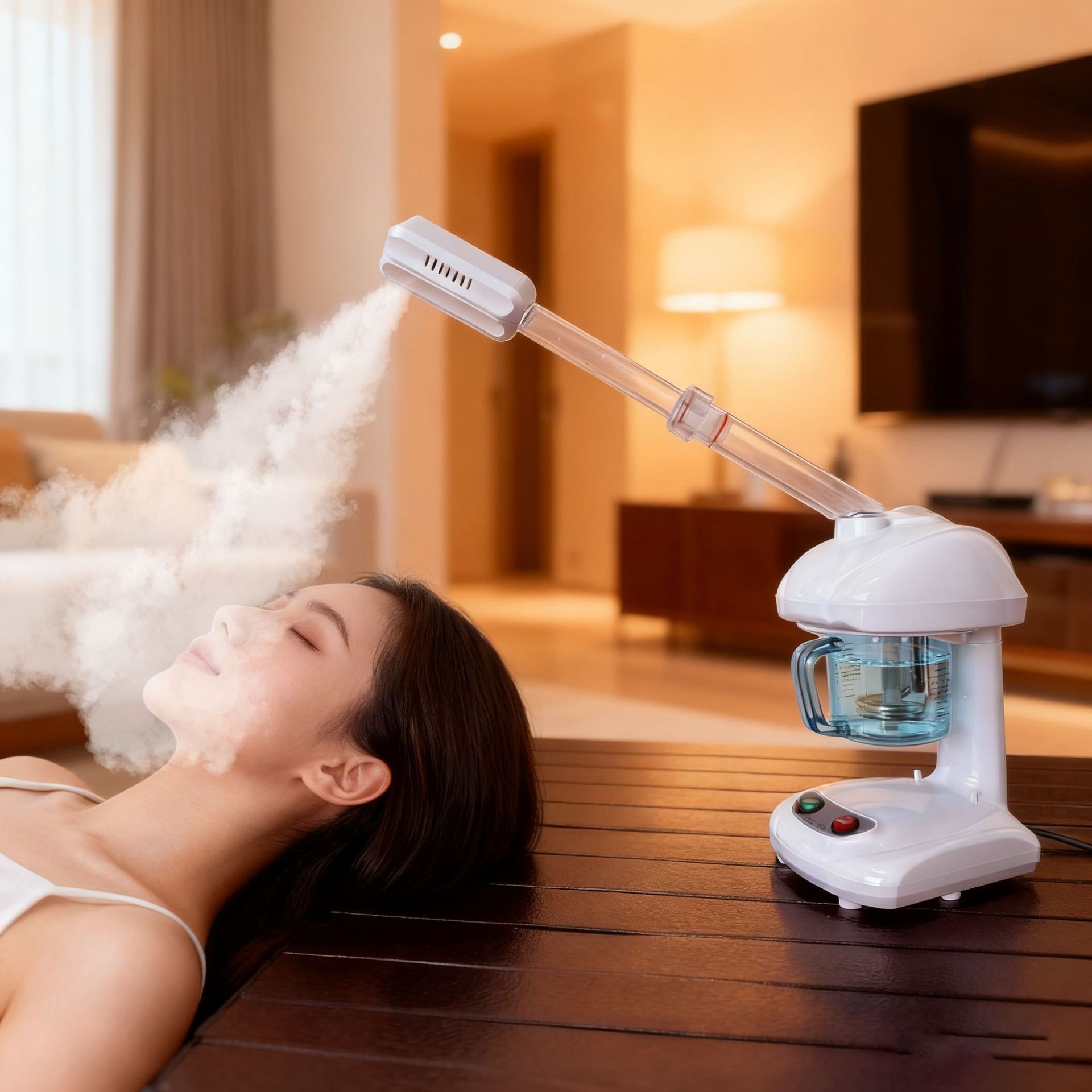 Facial Steamer, Facial Moisturizing Nano Hydrating Spray, Desktop Home-Use Aromatherapy Essential Oil Beauty Device, Cross-Border 917 Hot Spray