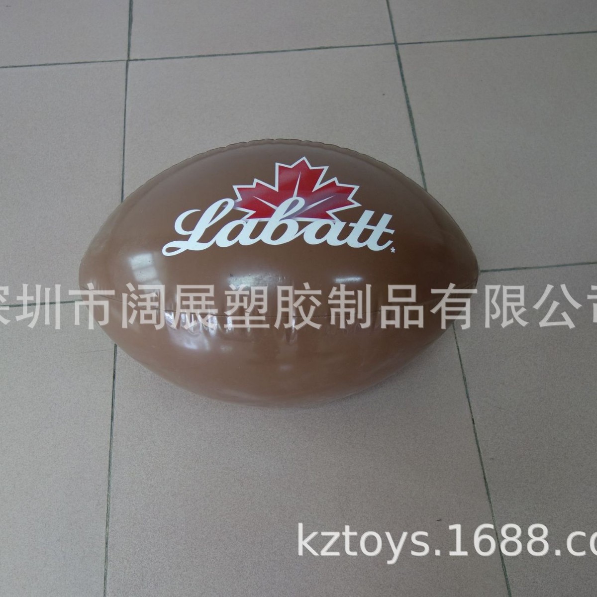Production PVC material inflatable rugby luminous ball blank ball remote control LED flash ball beach ball basketball Football