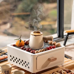 New barbecue outdoor patio oven charcoal fire charcoal grill barbecue grill surrounding the stove for tea cooking outdoor camping cooking utensils