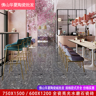J8 Living Room 600X501200 Tiles X Full Body Bright Glossy 067 Terrazzo G3600Xj800 Terrazzo G3