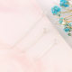 S925 Silver T-pin 9-pin DIY Women's Bracelet Necklace Pendant Beaded Silver Jewelry Accessories
