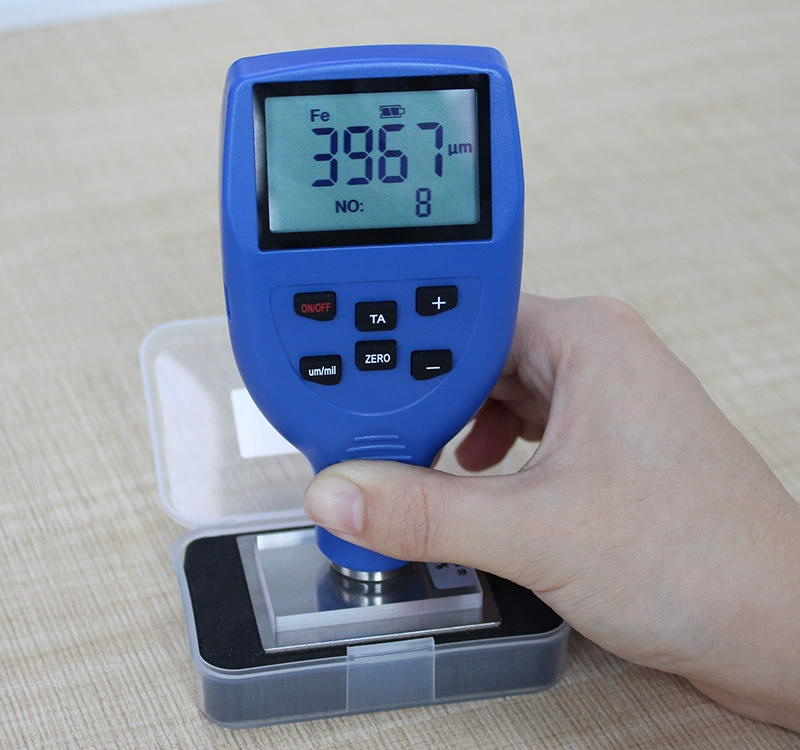 Поставка утепомера толщины оцинкованного слоя на основе железа 0-5000 мкм Измеритель толщины покрытия