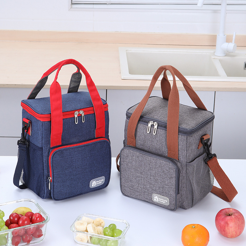 跨境熱銷大容量保溫飯盒袋加厚牛津布保冷冰包防漏水戶外野餐包