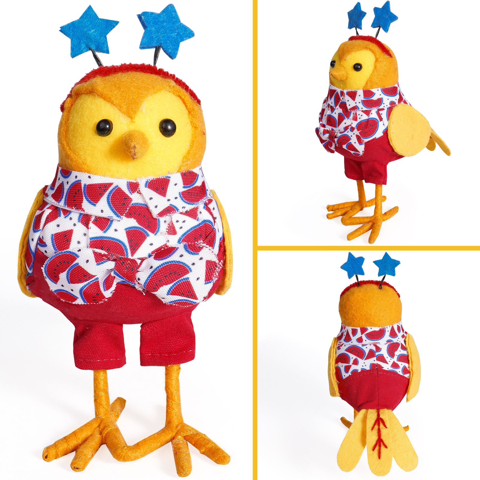 Verano transfronterizo lindo pájaro decoración de playa ocio viento de verano postura lindo pájaro izquierda decoración