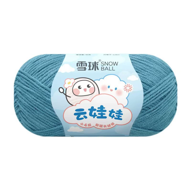 Снежок woven кукла ручной работы, пуховик, шарф, клубок пряжи, 2 размера, рукоделие