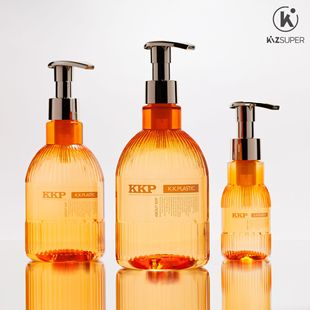 Vertical Pattern New Shampoo and Shower Gel Hair Care Oil Packaging Bottle 60Ml/280Ml/380Ml Bottle