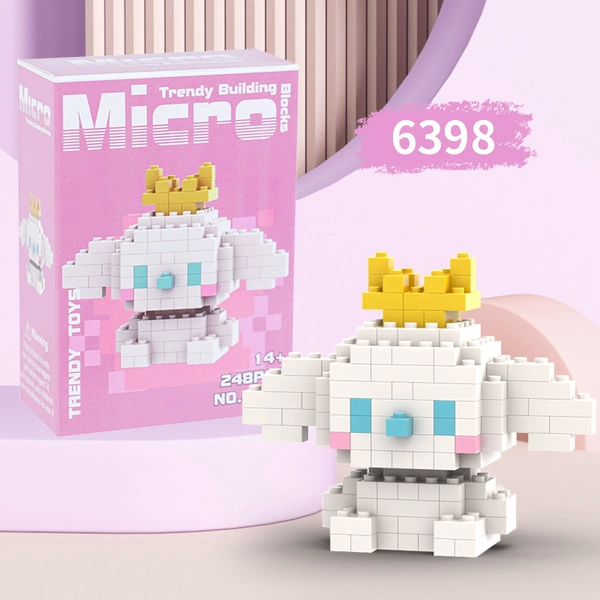 Micro Diamond Building Blocks Jade Dog 398