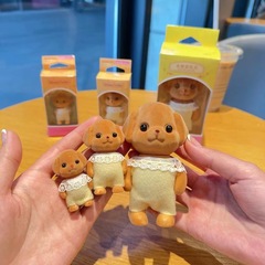 ベビーウォーキングアーティファクト手作り人形プードル人形植毛人形小さな鼻と手足可動おもちゃ