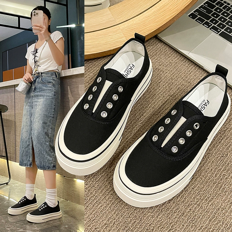 Белые туфли, новинка 2025 года, летние модные туфли на плоской подошве, повседневная обувь, туфли без шнуровки, готовая женская обувь, студенческая обувь, дропшиппинг