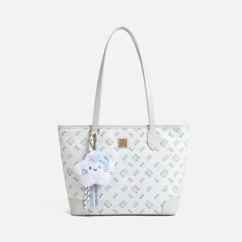 Cartoon Printed Tote Bag for Women, Large Capacity, Female College Student Commuting Shoulder Bag, Chinese Valentine's Day Gift for Girlfriend Cartoon Printed Tote Bag for Women, Large Capacity, Female College Student Commuting Shoulder Bag, Chinese Valentine's Day Gift for Girlfriend