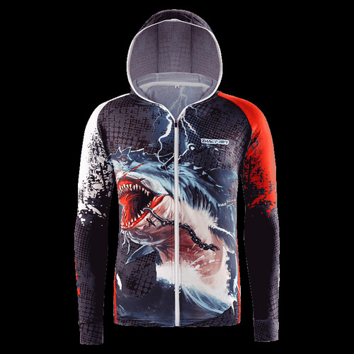 Chao Yu Fishing Sunscreen Suit for Men, Ice Silk Drop Fishing Summer Breathable Ultra-Thin Mosquito Proof Fishing Clothes Set, Sun Protection Jacket