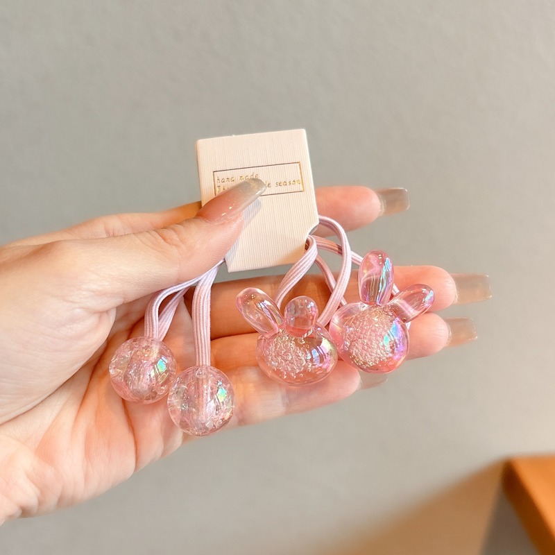 Banda de goma de dopamina para niños lindos joyas de cabello anillo de cabello de cabello para niñas coloridas pequeñas bandas de goma para niños lindos joyas de cabello