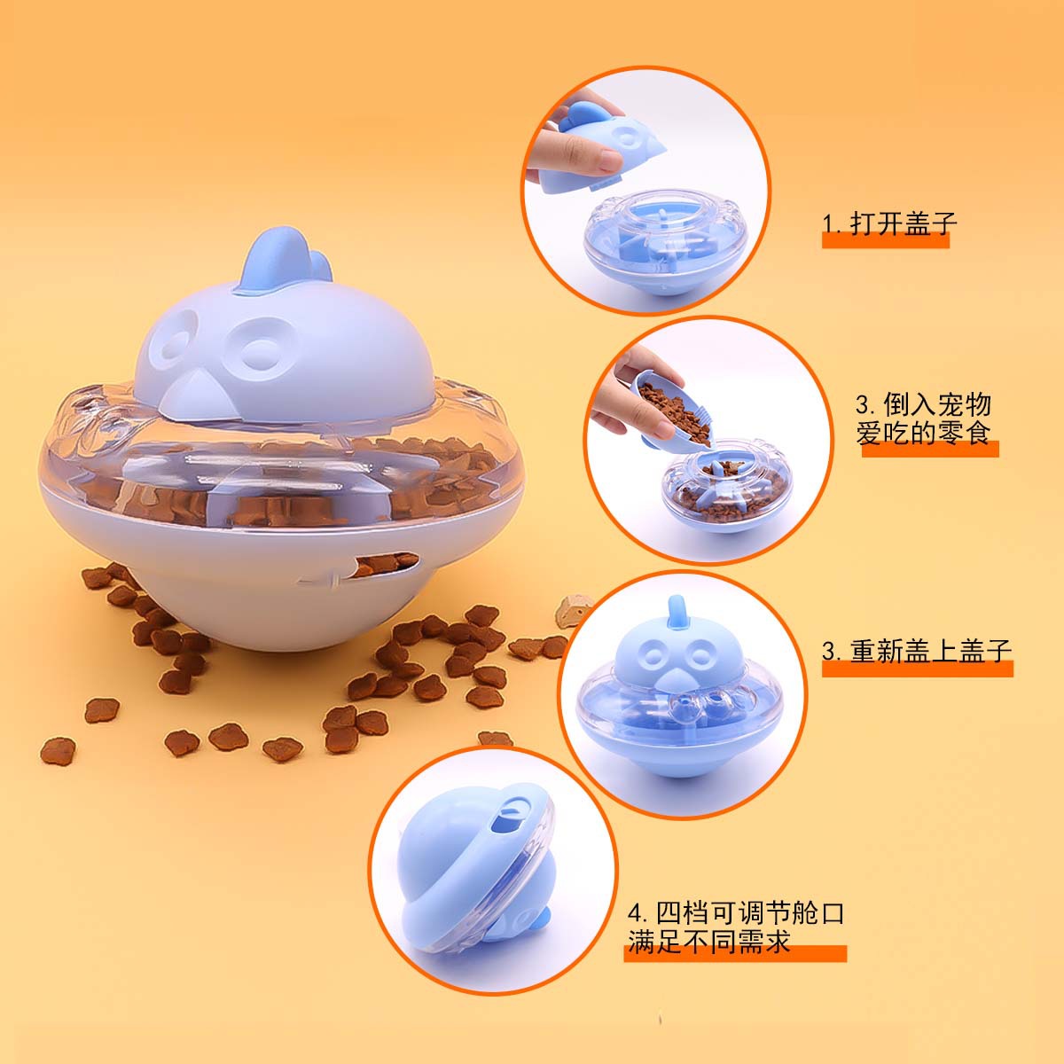 Juguetes para perros con fugas para mascotas transfronterizas