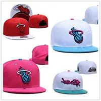 【Miami Heat】Мужские и женские модные бейсболки Miami Heat, шляпы с вышивкой в корейском стиле, шляпы с плоскими полями
