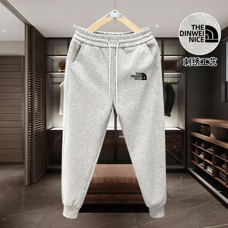 2024 Winter Embroidered Ins Sweatpants fleece-lined Thickened Trendy Brand Foot-binding Sports Pants Couple Casual Pants Men's Pants 2024 Winter Embroidered Ins Sweatpants fleece-lined Thickened Trendy Brand Foot-binding Sports Pants Couple Casual Pants Men's Pants