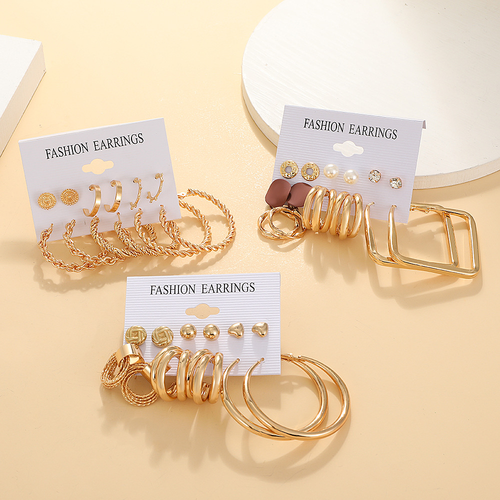 Women's Gender Plating, Inlay Design 1 Set Ig Style Casual Round Plating Inlay Alloy Pearl Earrings