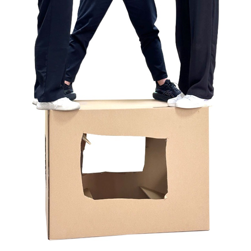 Caja grande de embalaje de cartón cuadrado caja de almacenamiento de movimiento extra duro de cinco capas logística embalaje cartón postal