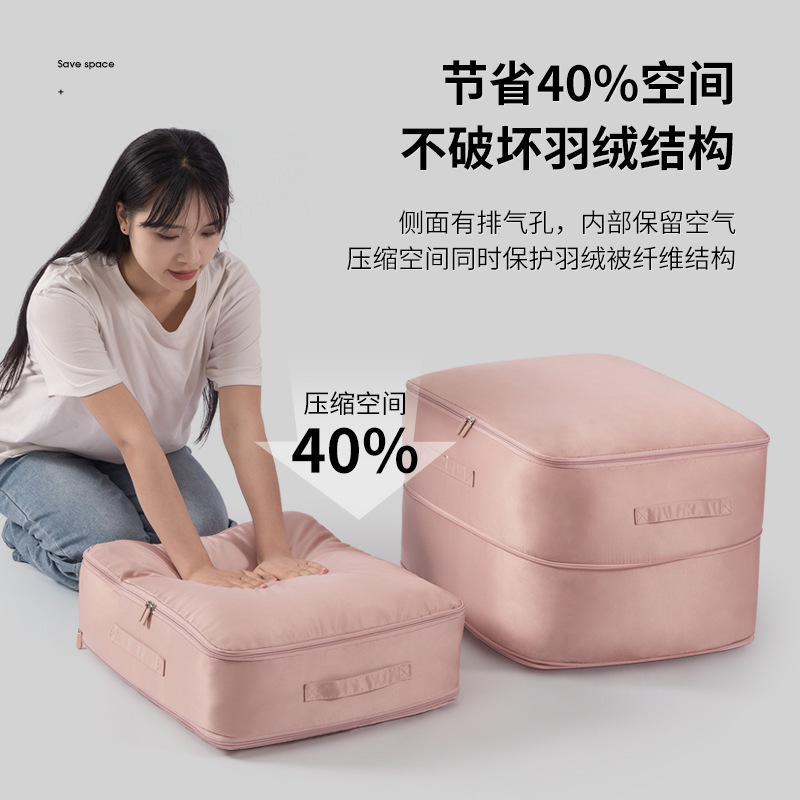新品爆款羽绒服棉被压缩收纳袋大容量防尘防潮衣物被子整理打包袋|undefined