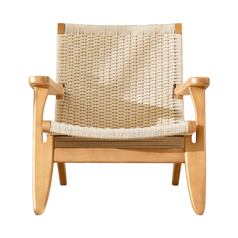 Mesa de comedor de hotel de caja de madera maciza cadena de restaurantes occidentales diseñadores de estilo antiguo asiento de tela de caña