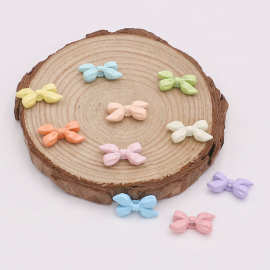 合金烤漆彩色立体通孔蝴蝶结 手工diy手链手机壳吊坠串珠饰品配件