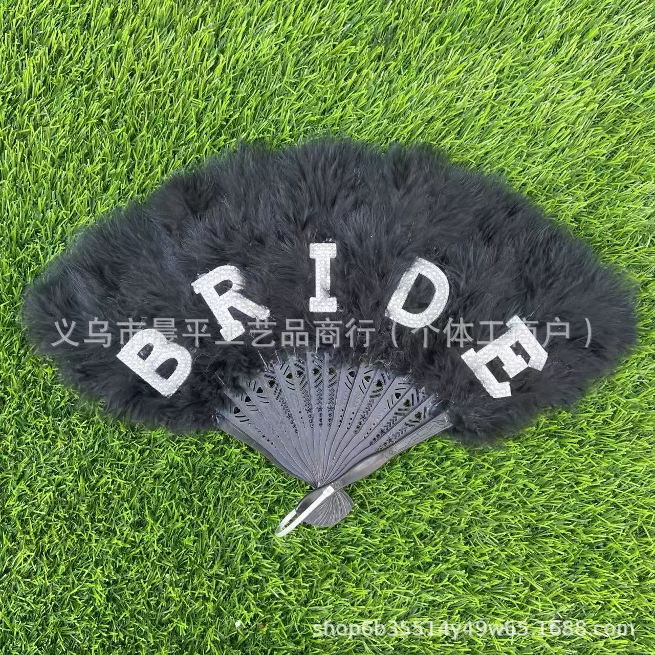 16-piece feather fan, costume shooting, cheongsam catwalk show, bridal accessories, ball square stage performance props